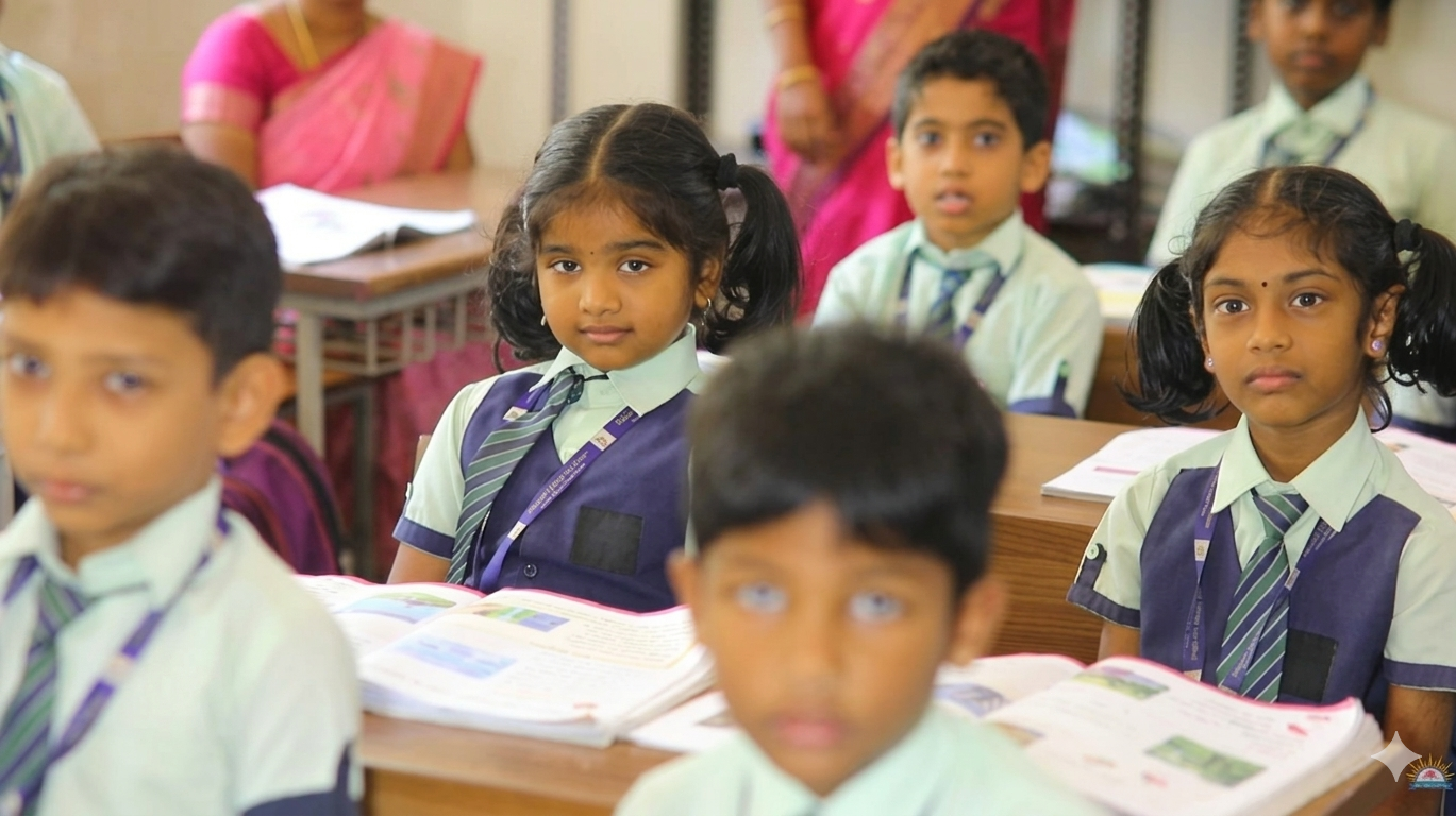 Students in classroom